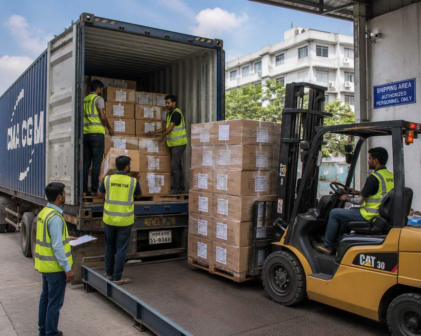 RAEM International loading and dispatch