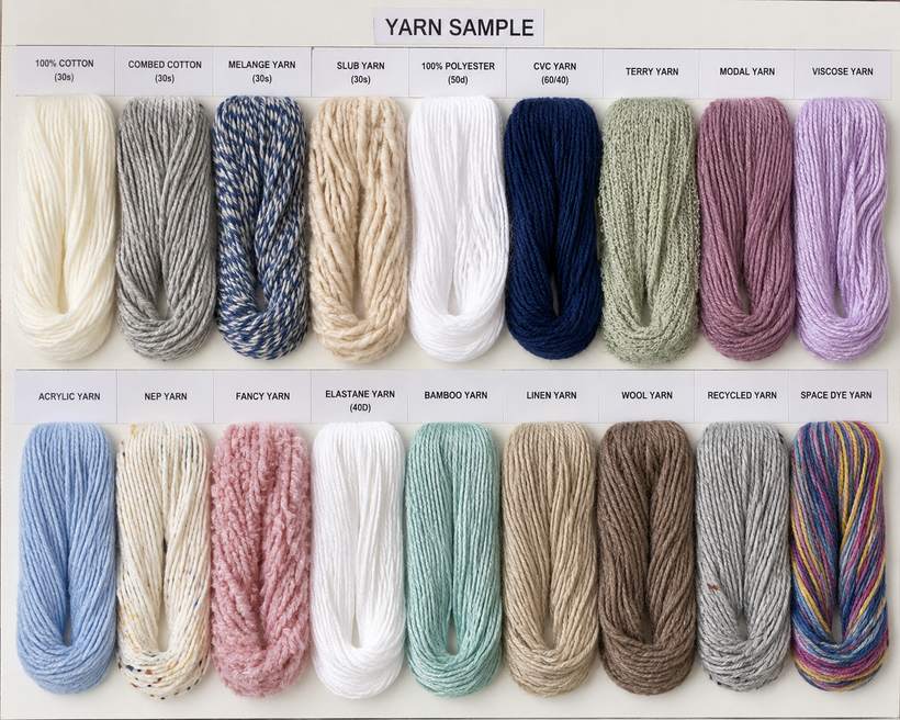 RAEM International yarn sample library